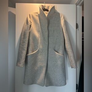 Wilfred Gray Trench Coat Modern Minimalist Design